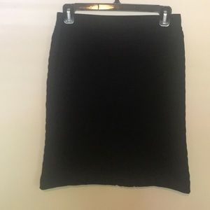 Last Tango Black Stretch Skirt